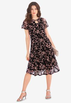 Keyhole Lace Dress