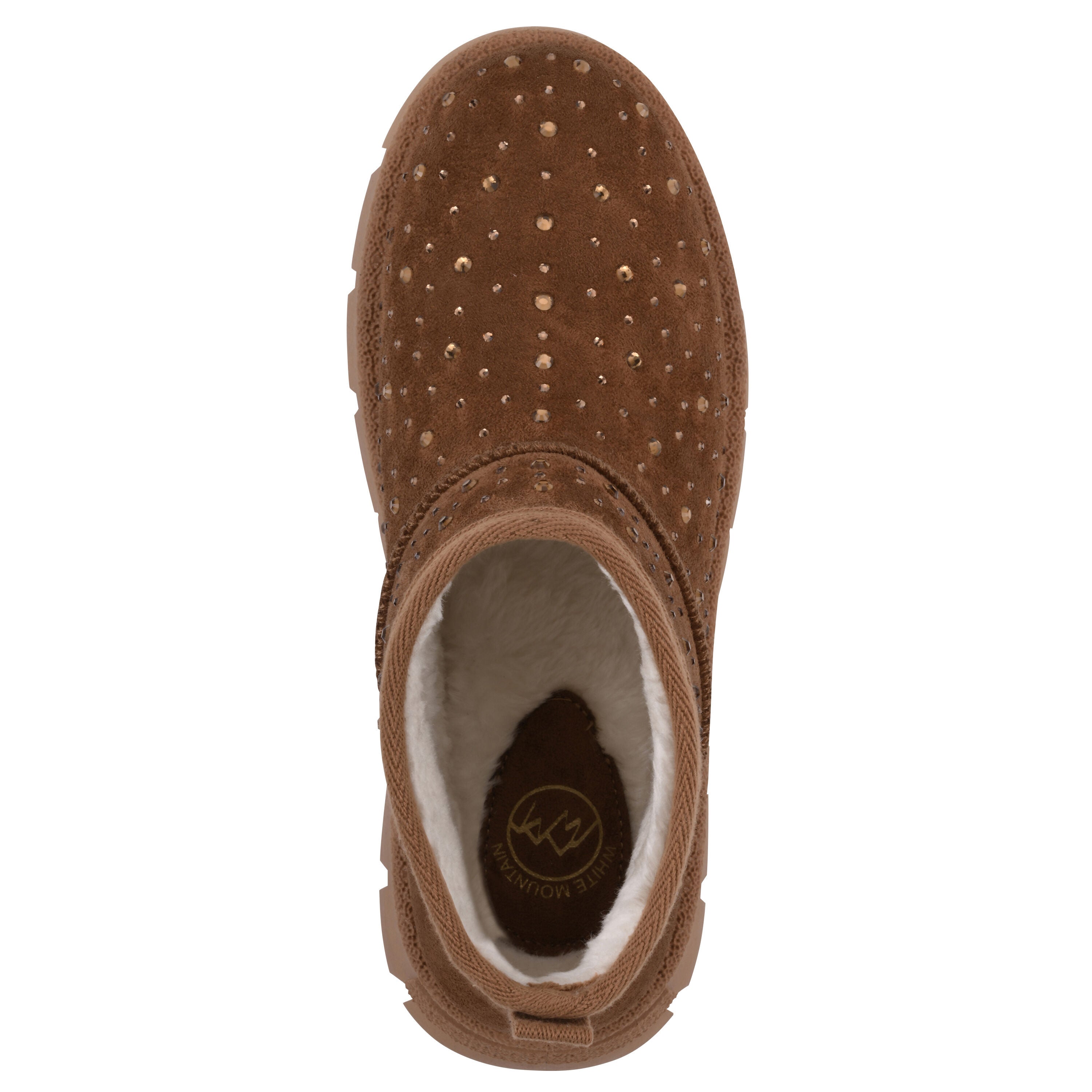 Tomas Faux Fur Bootie, CHESTNUT FAUX SUEDE, alternate image number 4