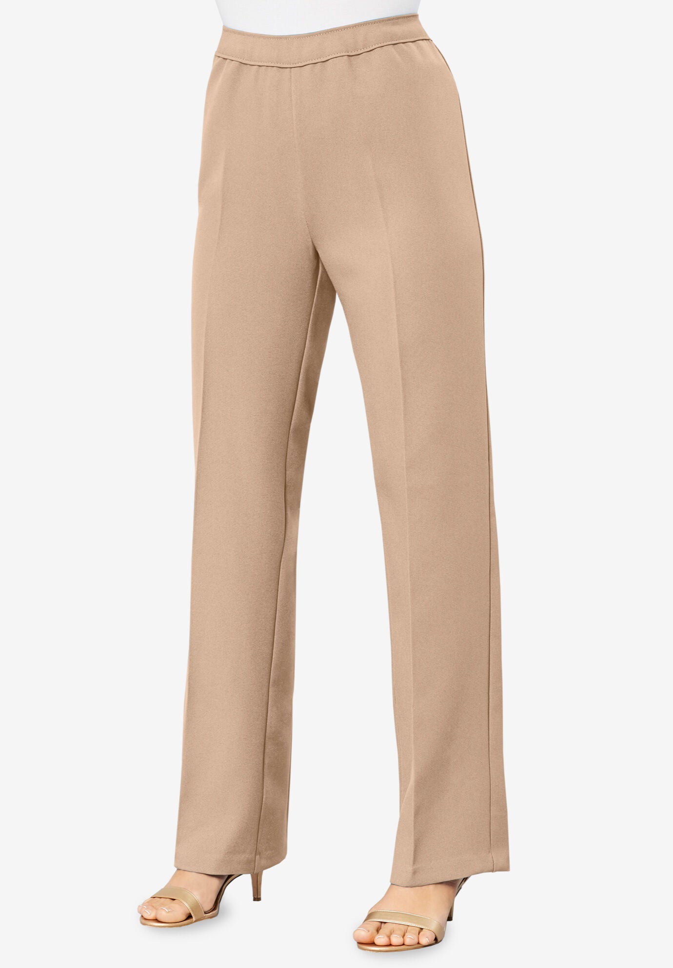 Wide-Leg Bend Over® Pant | Roaman's