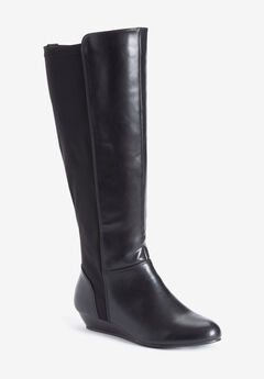 The Claudette Tall Wide Calf Boot By Comfortview