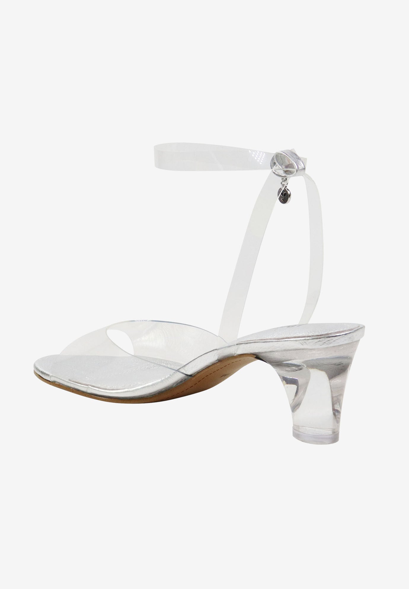 Fashionable Ransel Sandal Clear Silver Roaman s