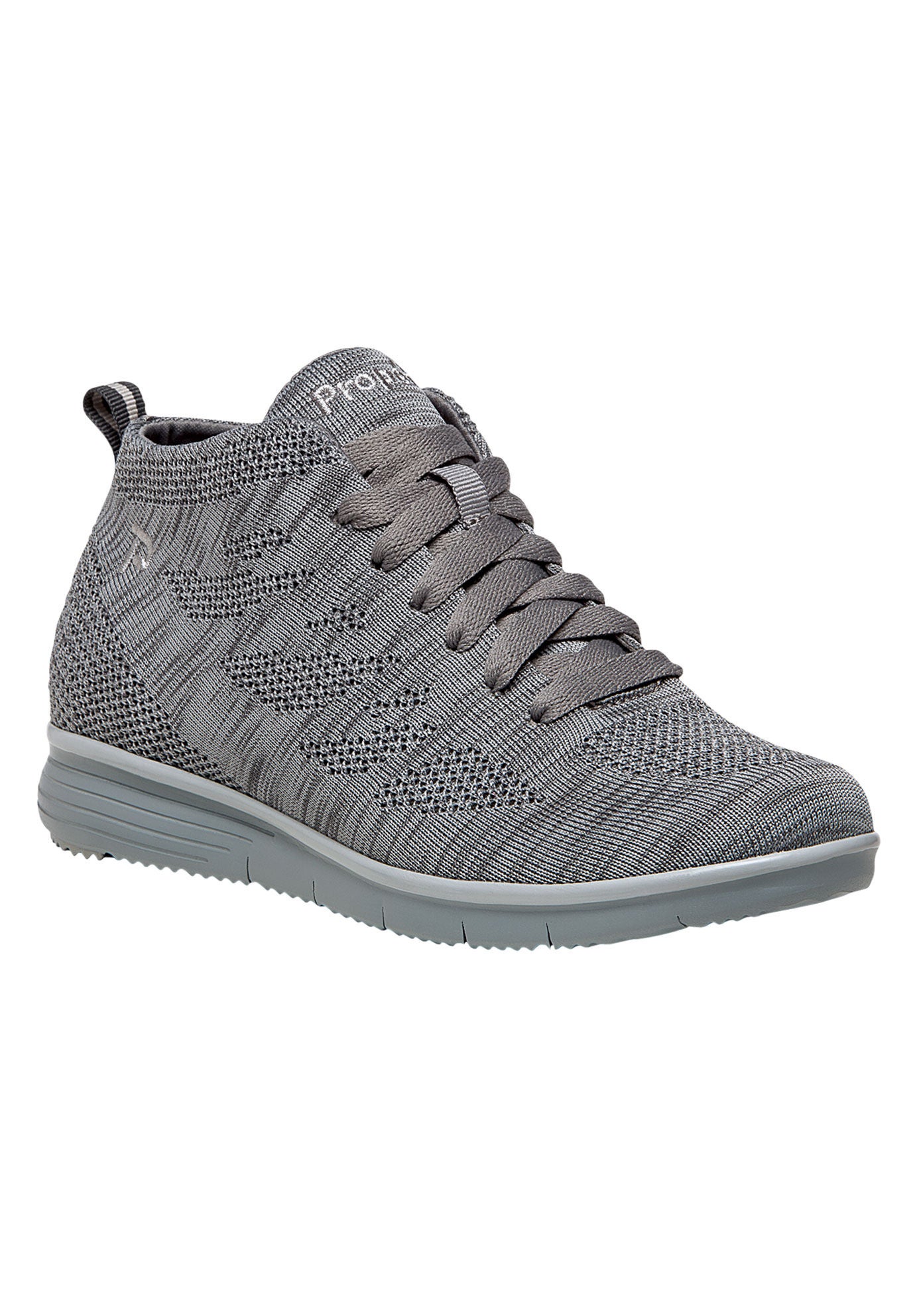 TravelFit Hi Sneakers by Propet&reg;, LIGHT GREY, hi-res image number 0