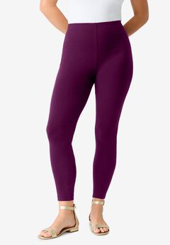Plus Size Ankle Length Essential Stretch Legging