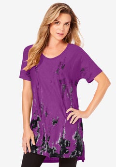 Printed Textured Tunic