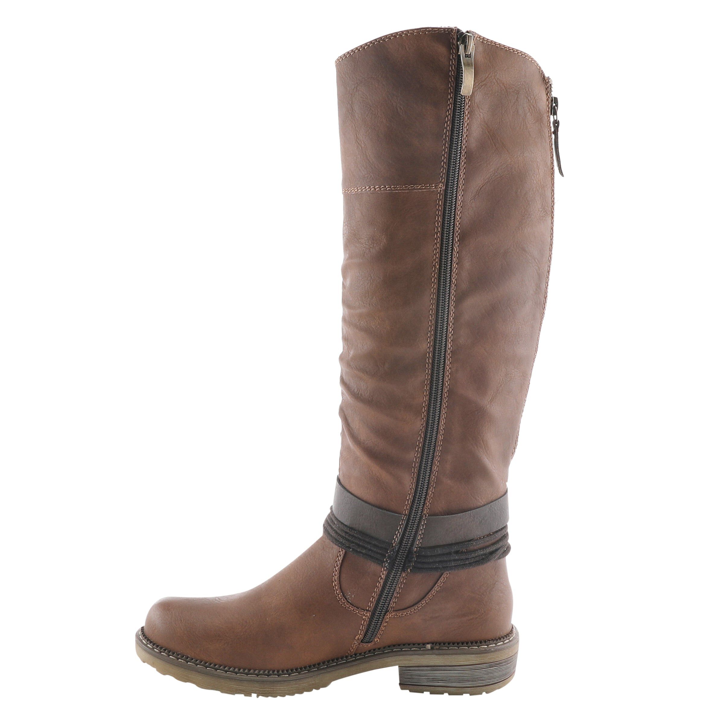 Mangie Tall Boots, BROWN, alternate image number 2