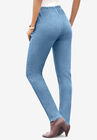 Straight-Leg Pull-On Stretch Jean, , alternate image number null