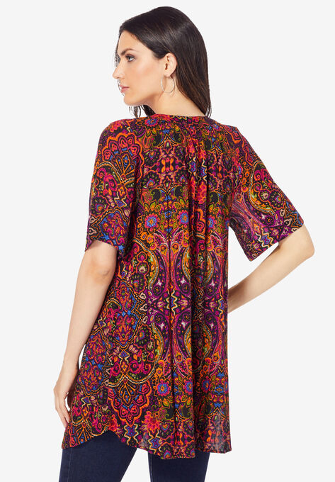 Short-Sleeve Angelina Tunic, , on-hover image number null