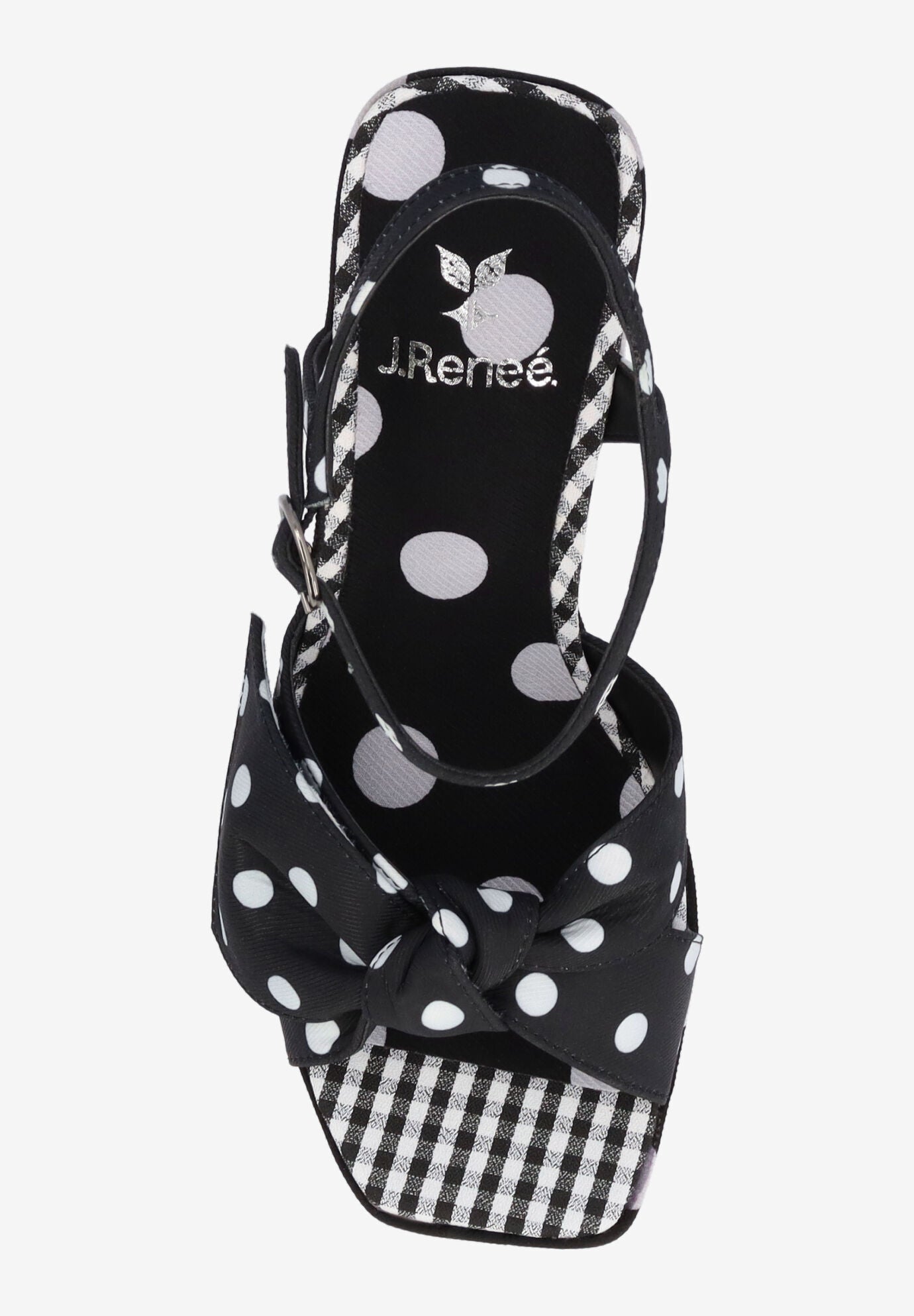 Burkett Ankle Strap Sandal, BLACK WHITE, alternate image number 1