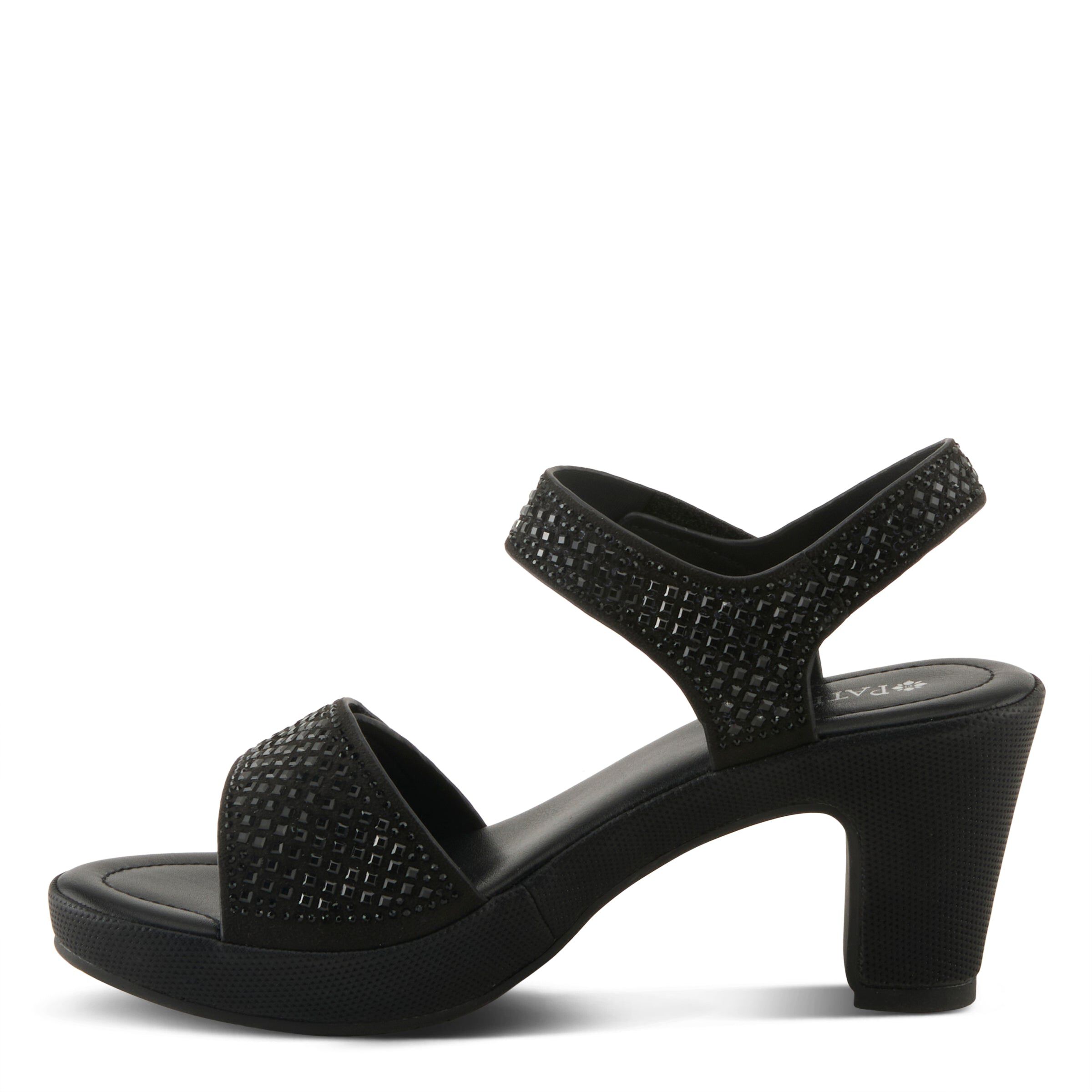 Shine Slingback Sandal, BLACK, alternate image number 2