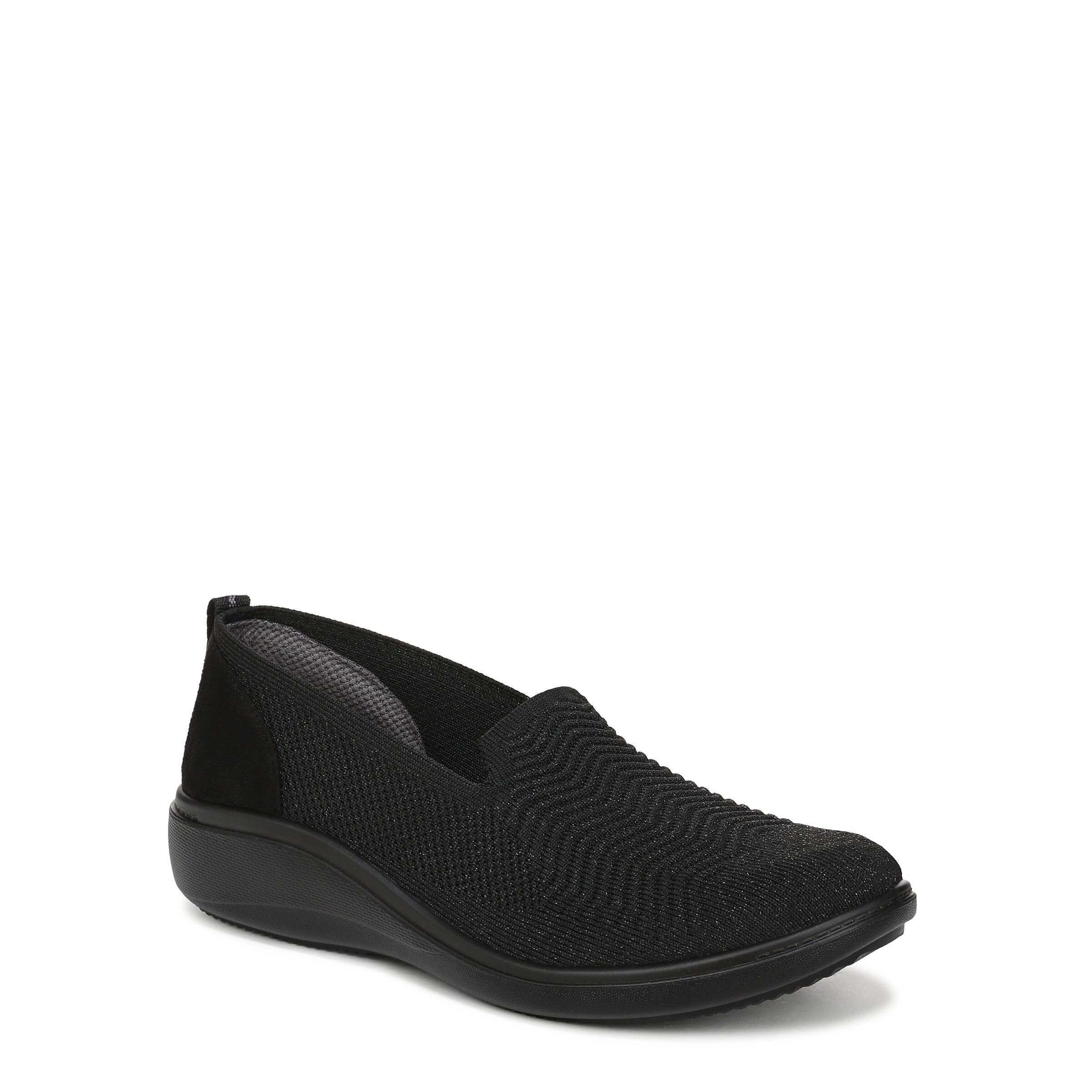 Boulevard Knit Slip-On Flat, BLACK, hi-res image number 0
