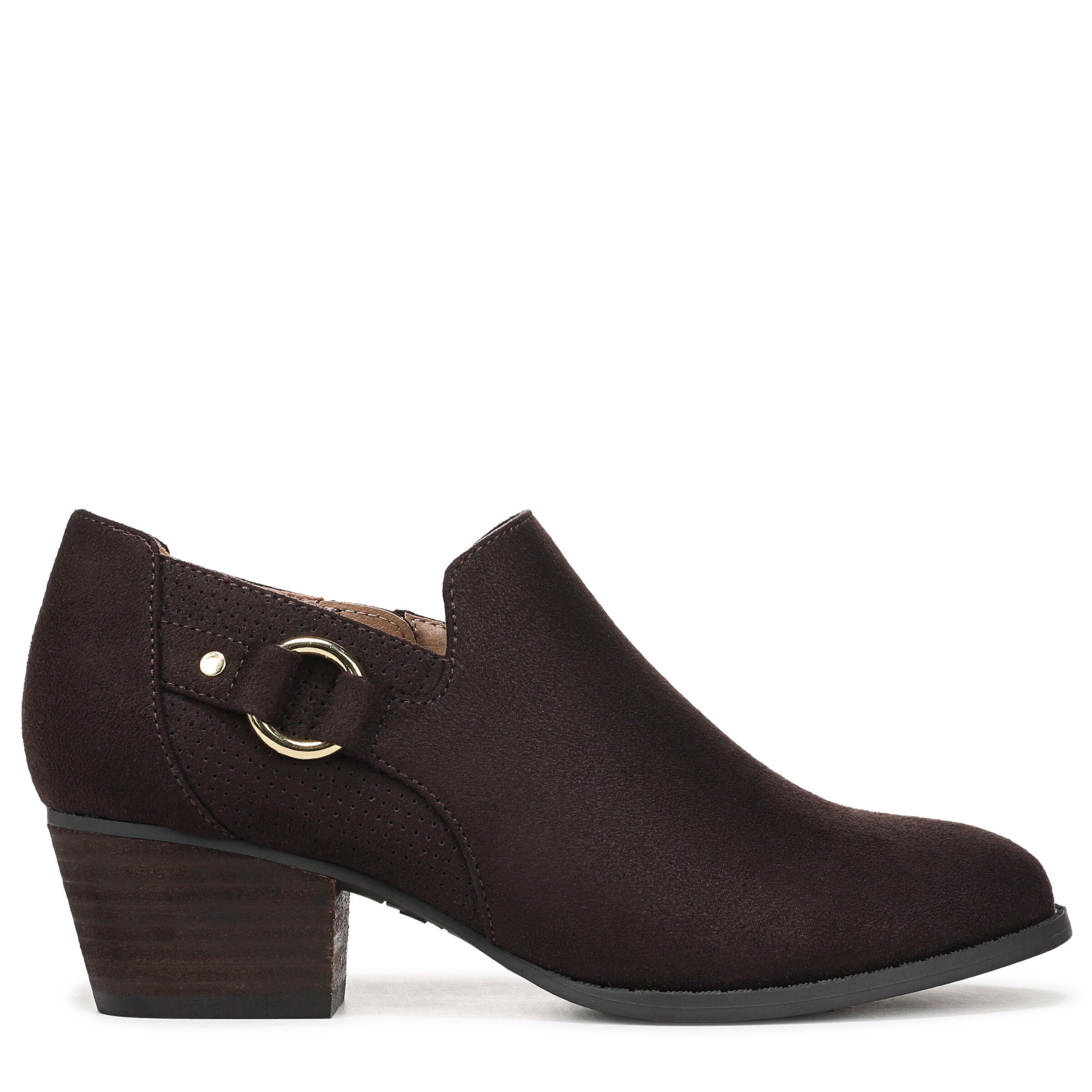 Brianna Ankle Bootie, DARK CHOCOLATE, alternate image number 3