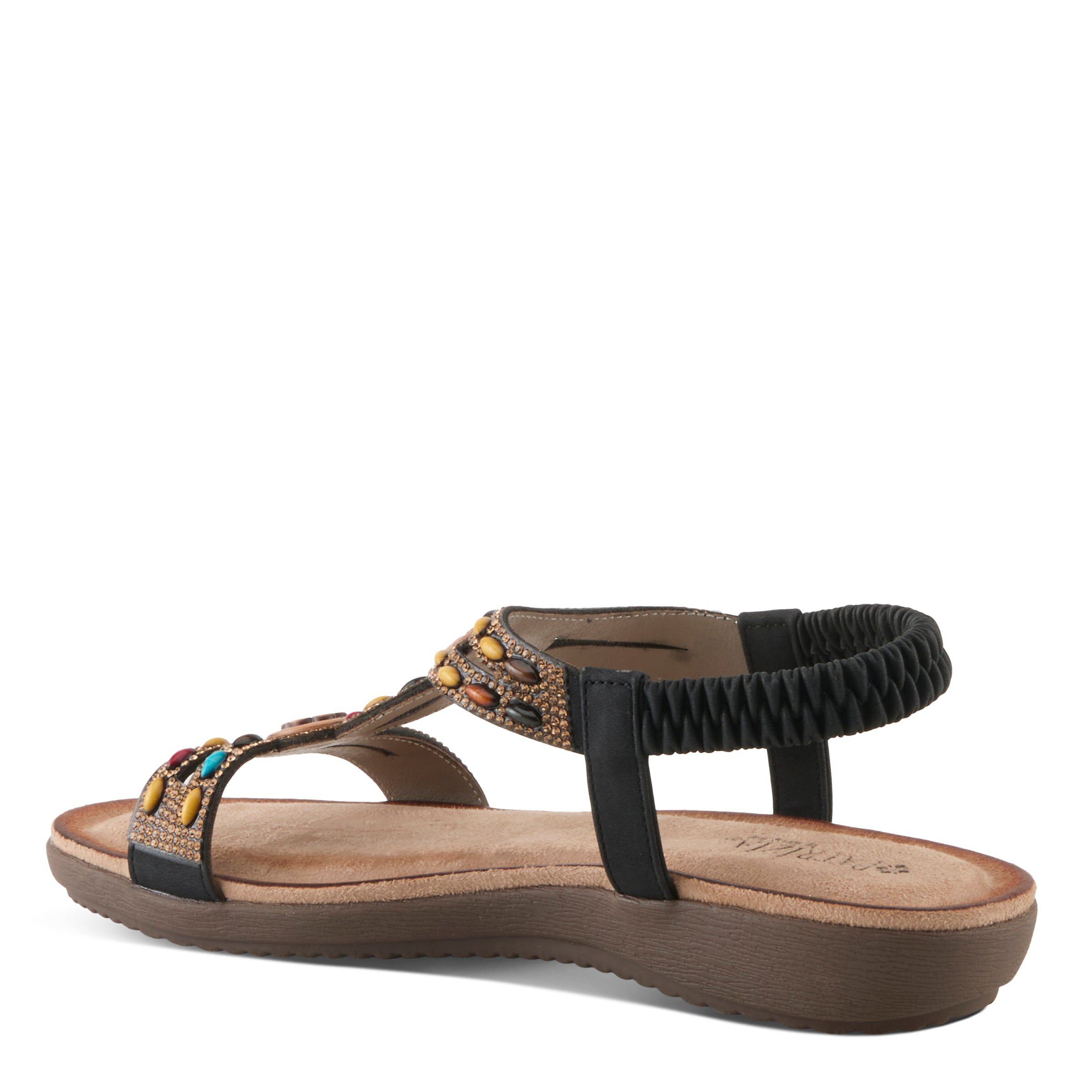 Ponyo Ankle Strap Sandal, BLACK, alternate image number 6