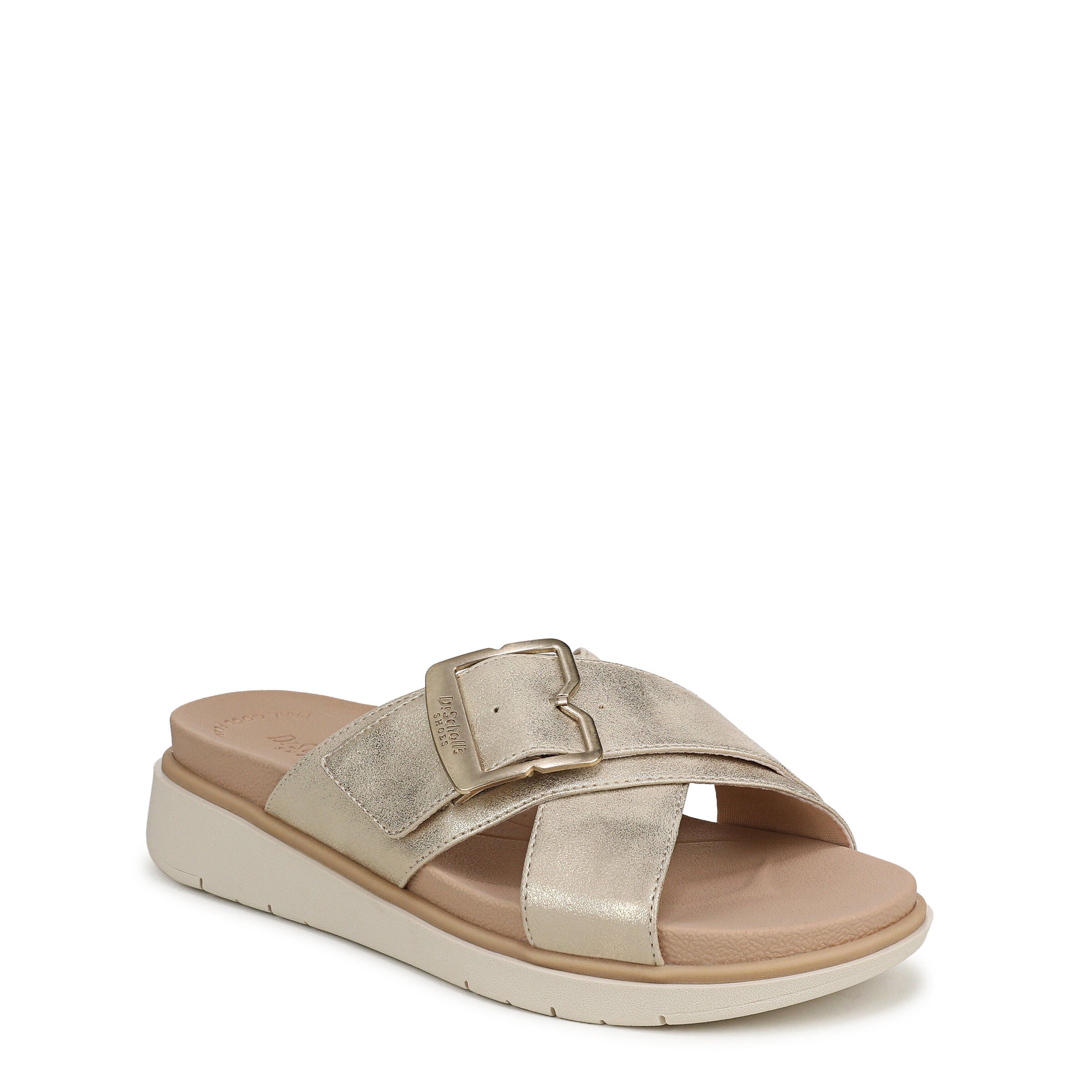 Piper Slide Sandal, LIGHT GOLD, hi-res image number 0