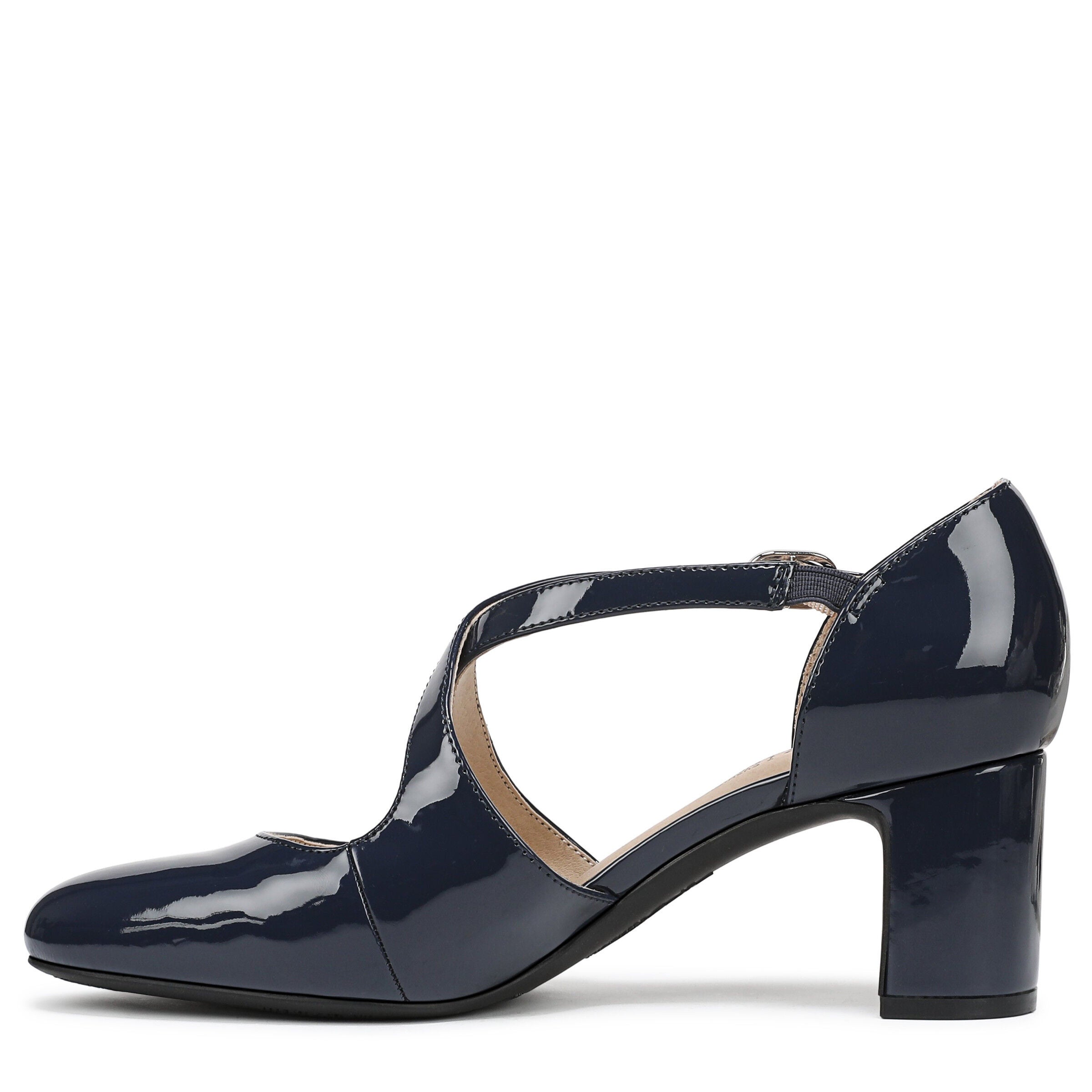 Tracy Strappy Pump, LUX NAVY, alternate image number 5