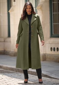 Plus Size Long Wool Coats