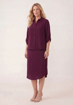 Roll Tab Jacket Dress