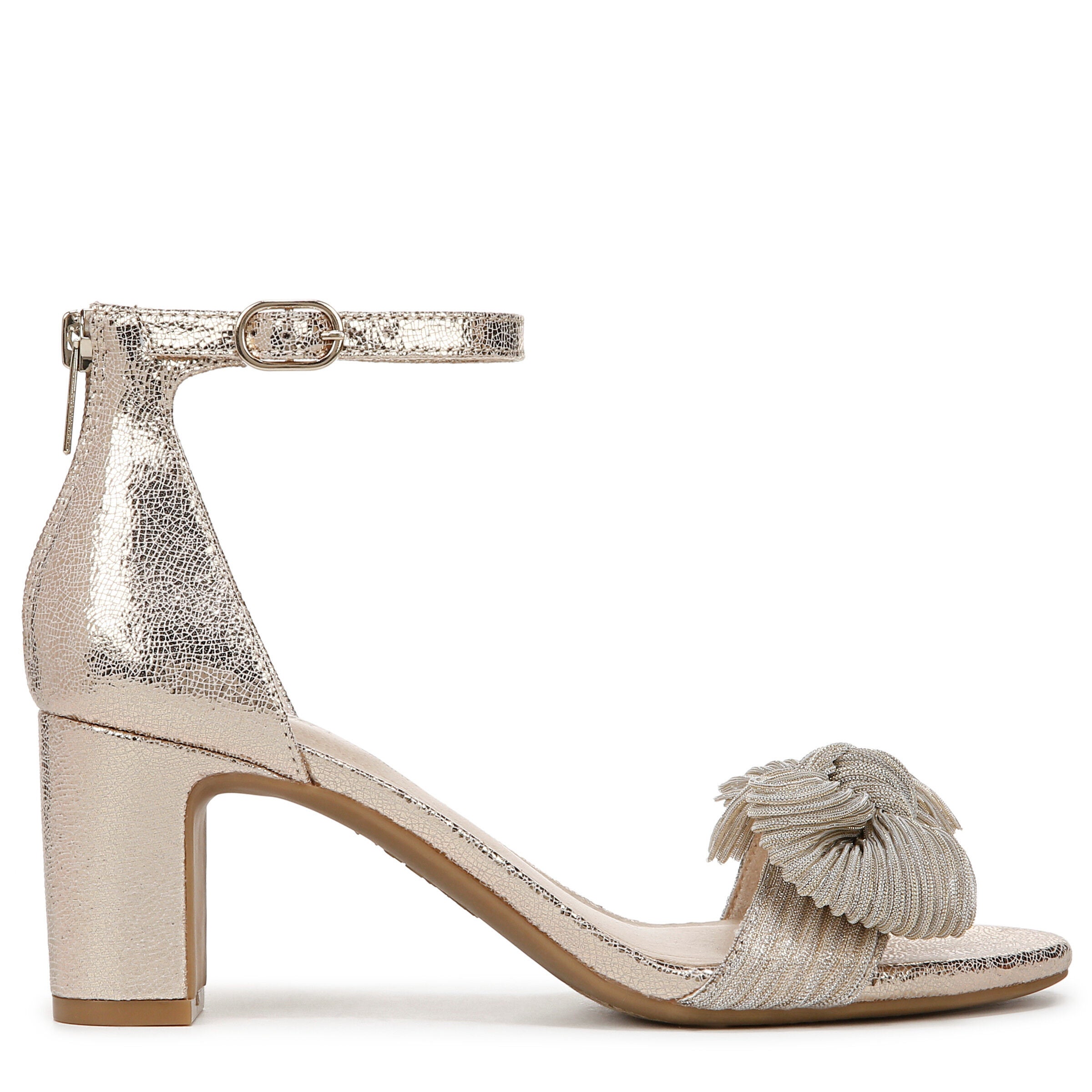 Florencebow Sandal, PLATINO GOLD, alternate image number 3