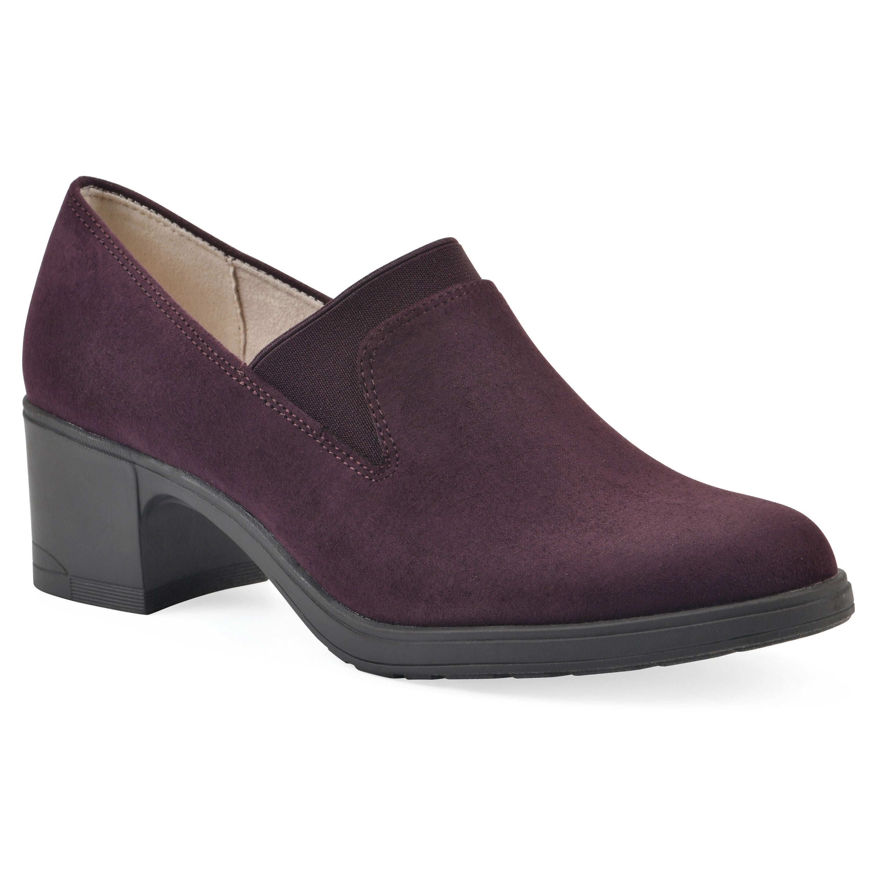 Hunton Shootie, BURGUNDY SUEDETTE, hi-res image number 0