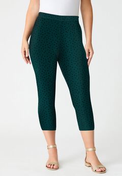 Plus Size Essential Stretch Capri Legging