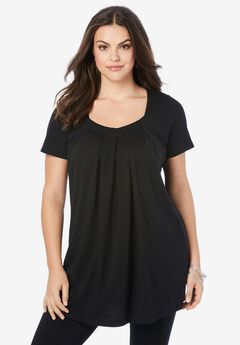 Black Plus Size Tunics