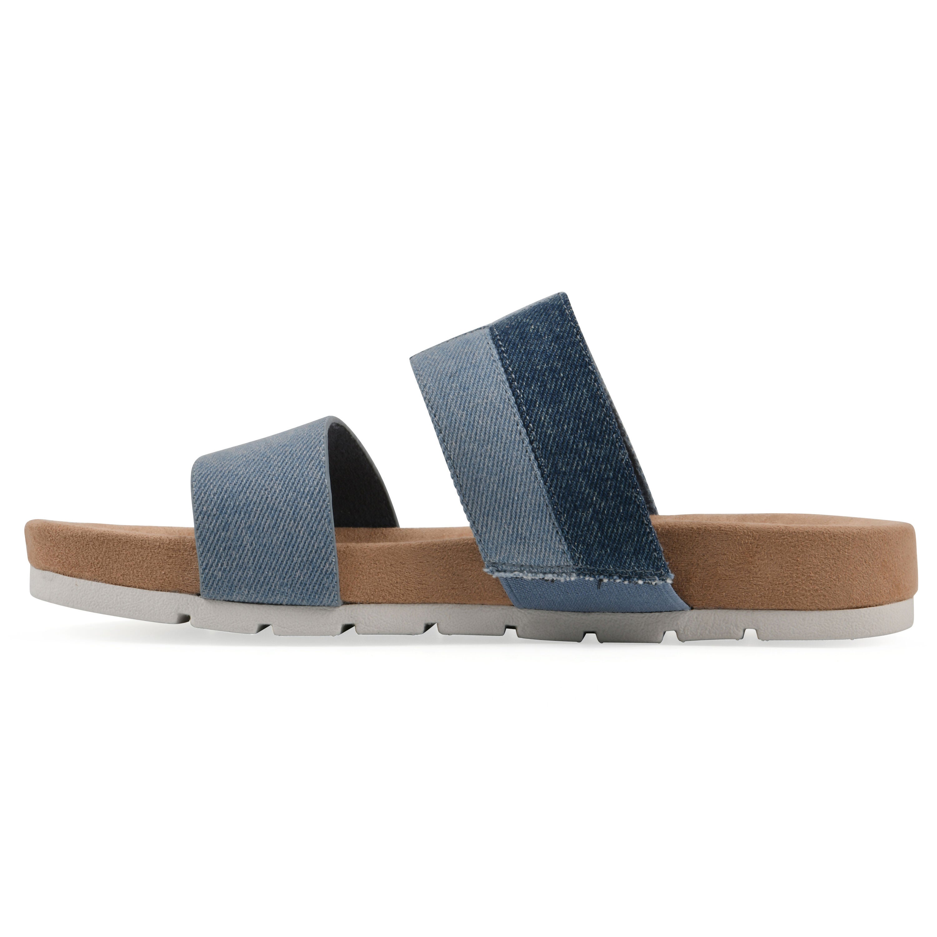 Tammy Slide Sandal, MID BLUE DENIM, alternate image number 3