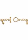 Gold Tone Round Crystal Elephant Charm Bracelet, , on-hover image number 1