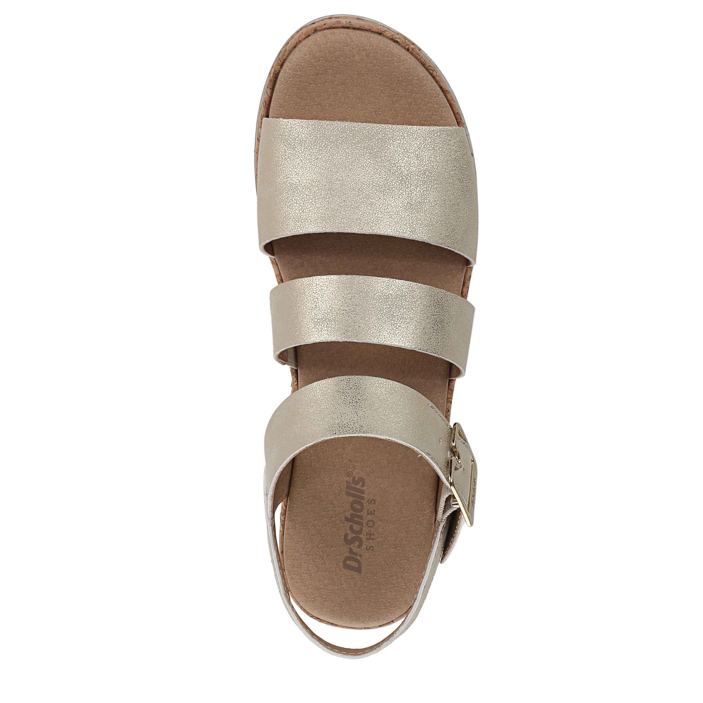 Once Twice Platform Sandal, GOLD, alternate image number 6