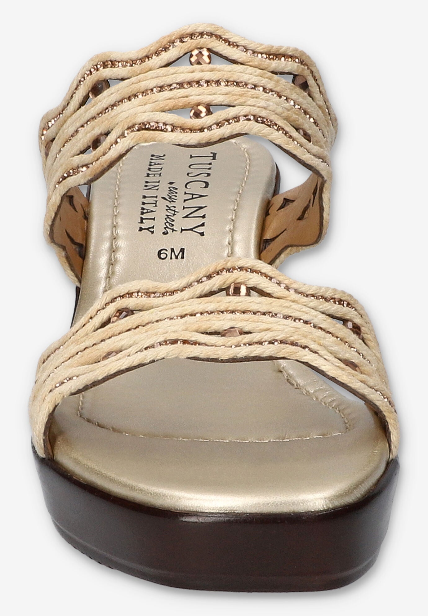 Selva Wedge Sandal, NATURAL, on-hover image number 1