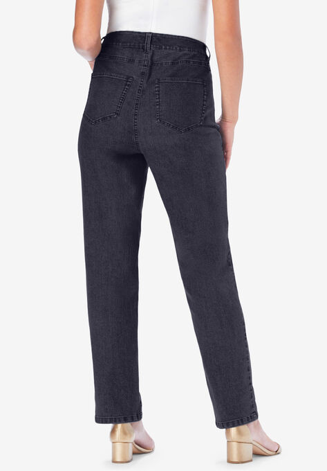 Straight-Leg Jean with Invisible Stretch by Denim 24/7 | Roaman's