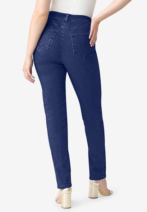 Straight-Leg Jean with Invisible Stretch by Denim 24/7 | Roaman's