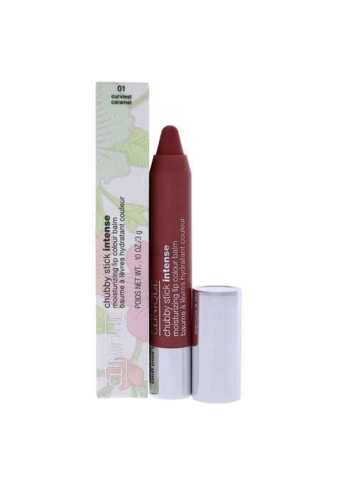 Chubby Stick Intense Moisturizing Lip Colour Balm - 01 Curviest Caramel -0.1 Oz Lipstick, CURVIEST CARAMEL, hi-res image number null