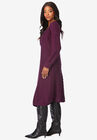 Lace Yoke Sweater Dress, , alternate image number null