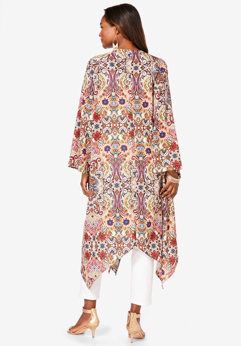 Hanky-Hem Kimono, , on-hover image number null