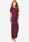 Supersoft Ruched Maxi Dress, , alternate image number null