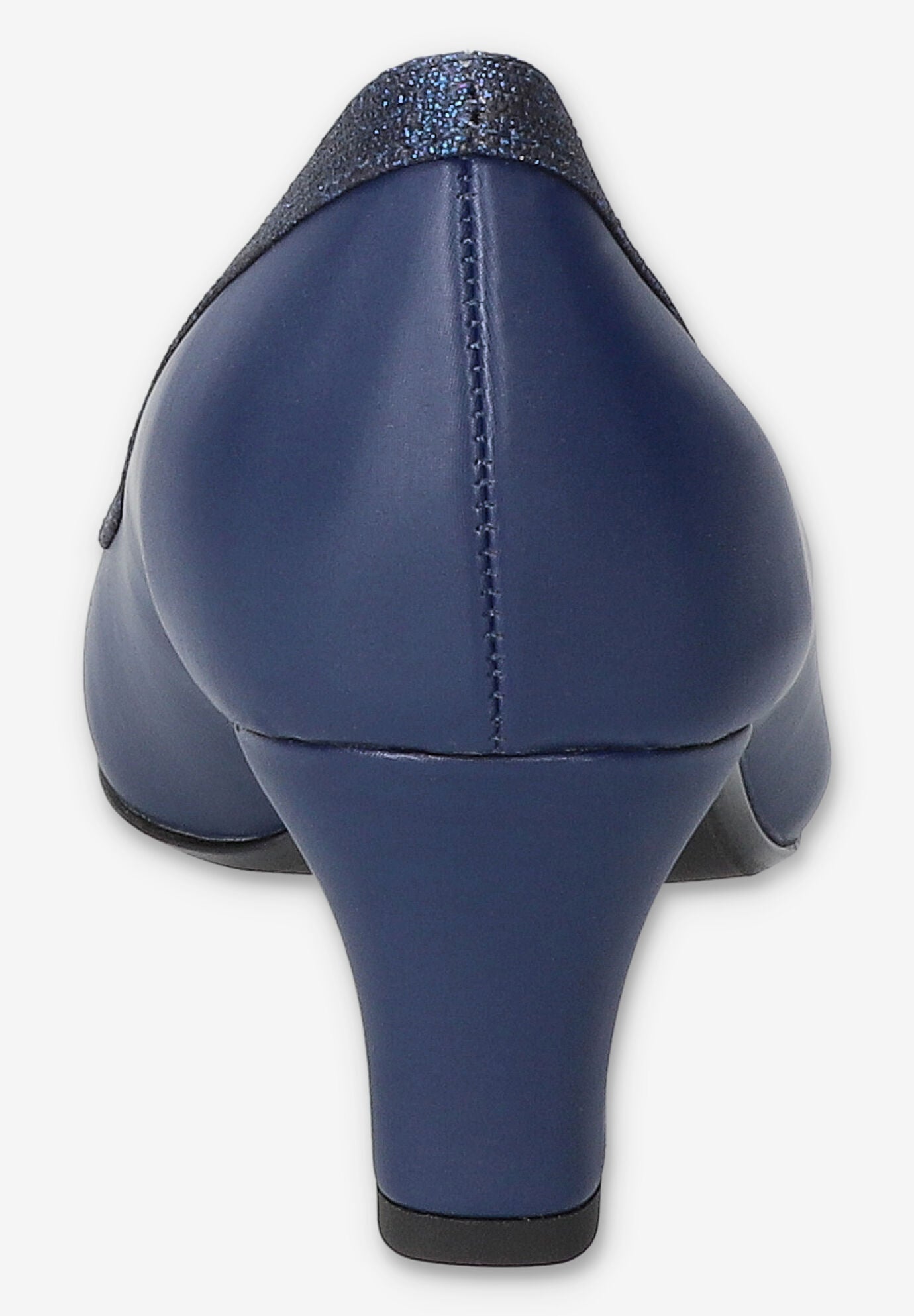 Kata Pump, NAVY SATIN, on-hover image number 1