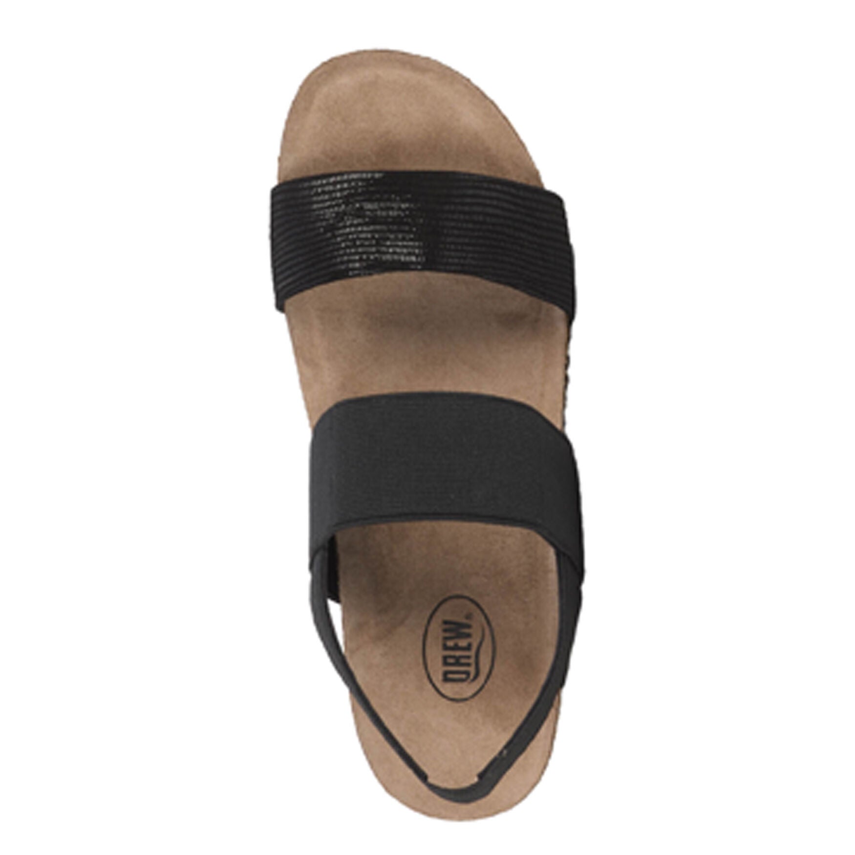 Maeve Stretch Strap Sandal, BLACK, alternate image number 5