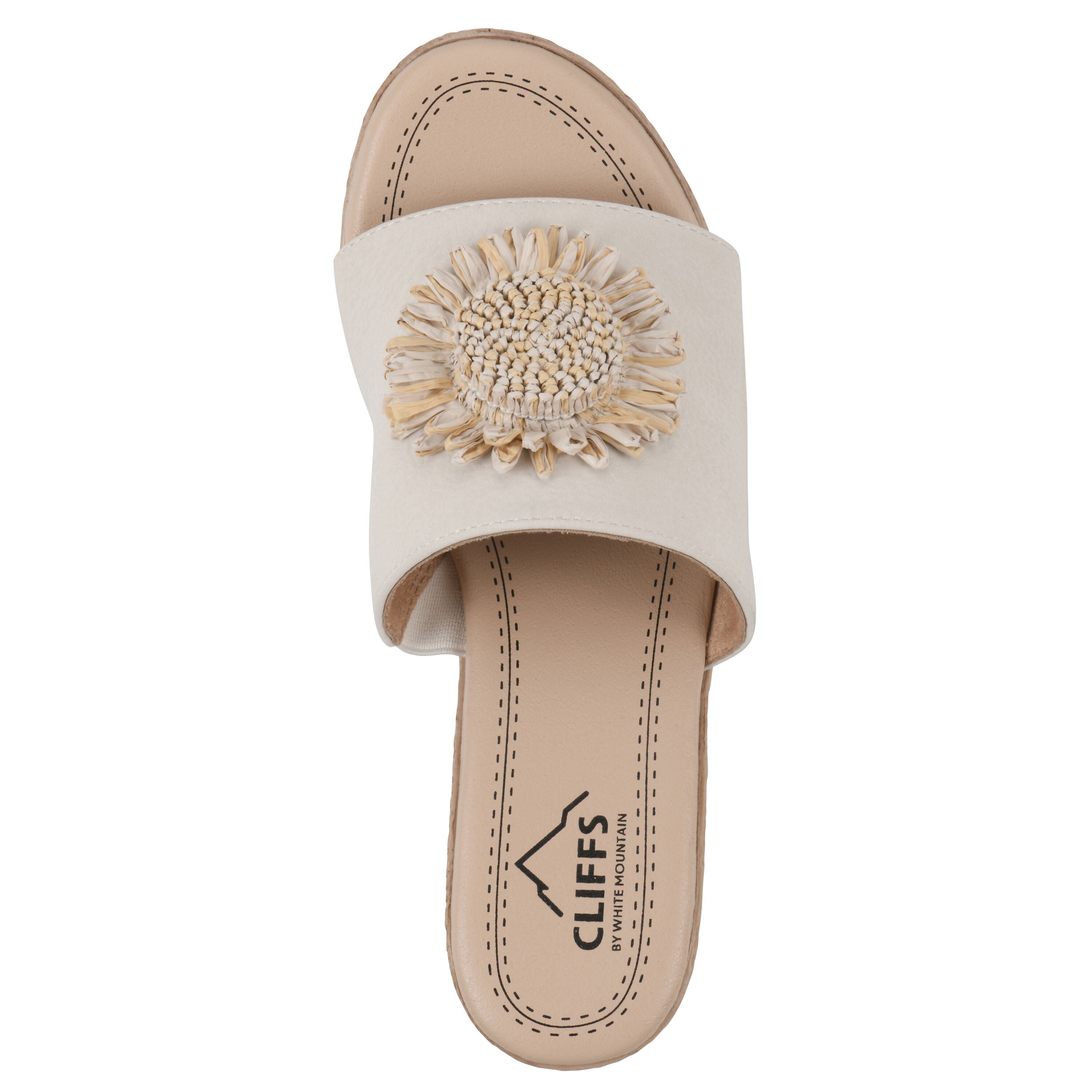 Birkley Wedge Sandal, OFF WHITE NUBUCK, alternate image number 4