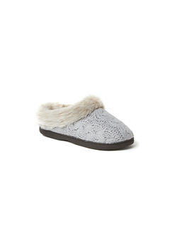 Claire Textured Knit Clog Slipper