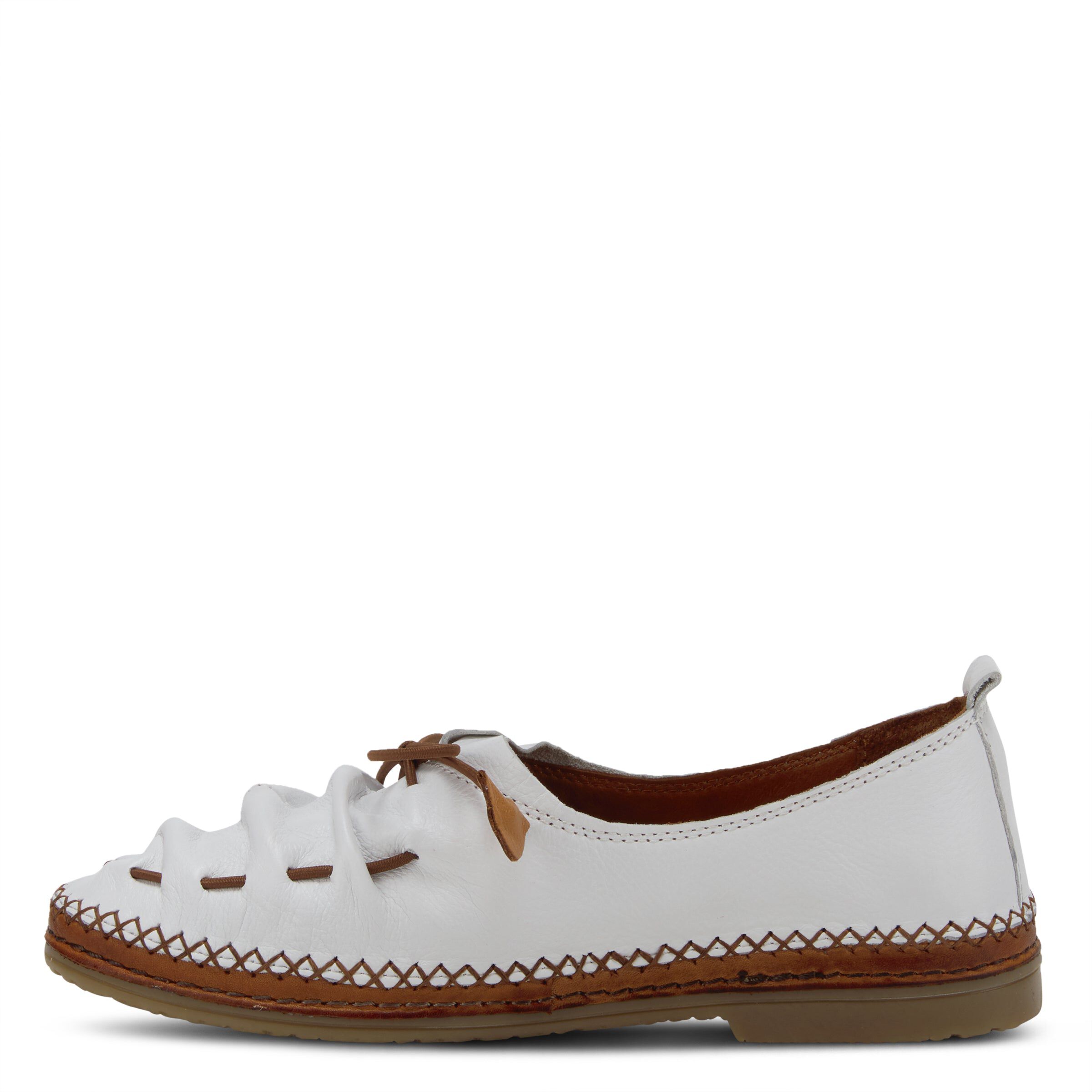 Berna Flat Shoes, WHITE, alternate image number 2