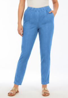 Plus Size Easy-Wear Straight Leg Jean