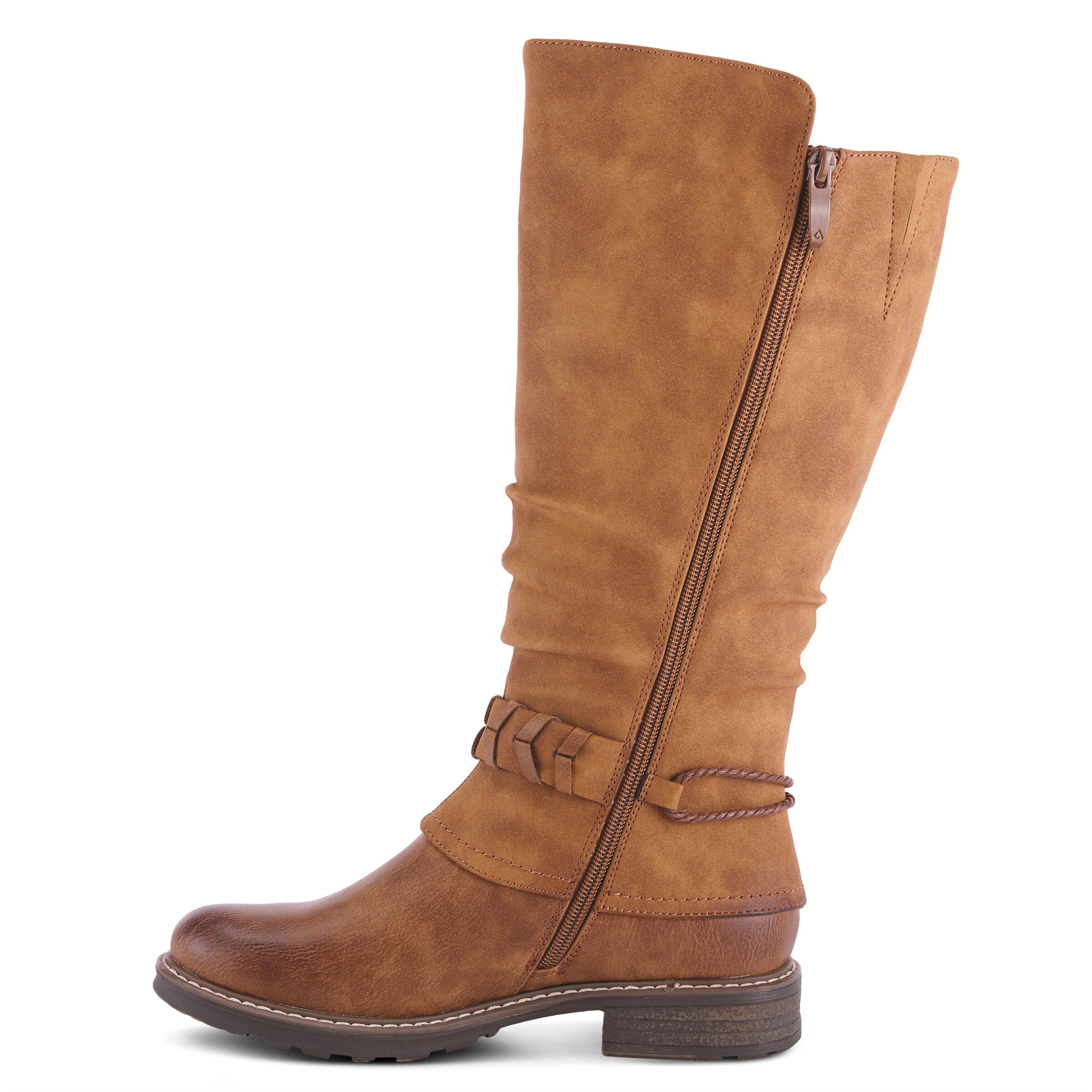 Kabuta Tall Boots, BROWN, alternate image number 2