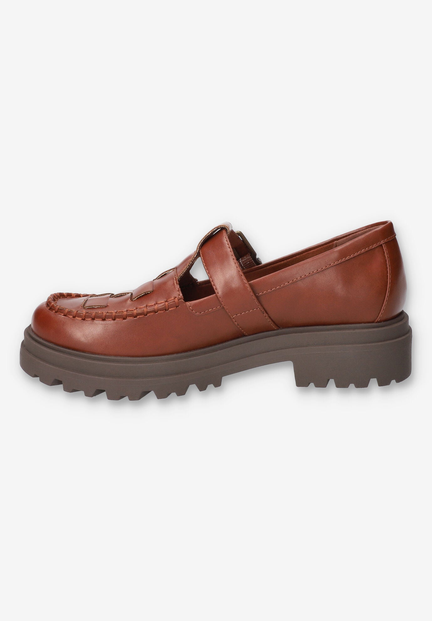 Makell Comfort Lug Loafer, DARK TAN, alternate image number 4