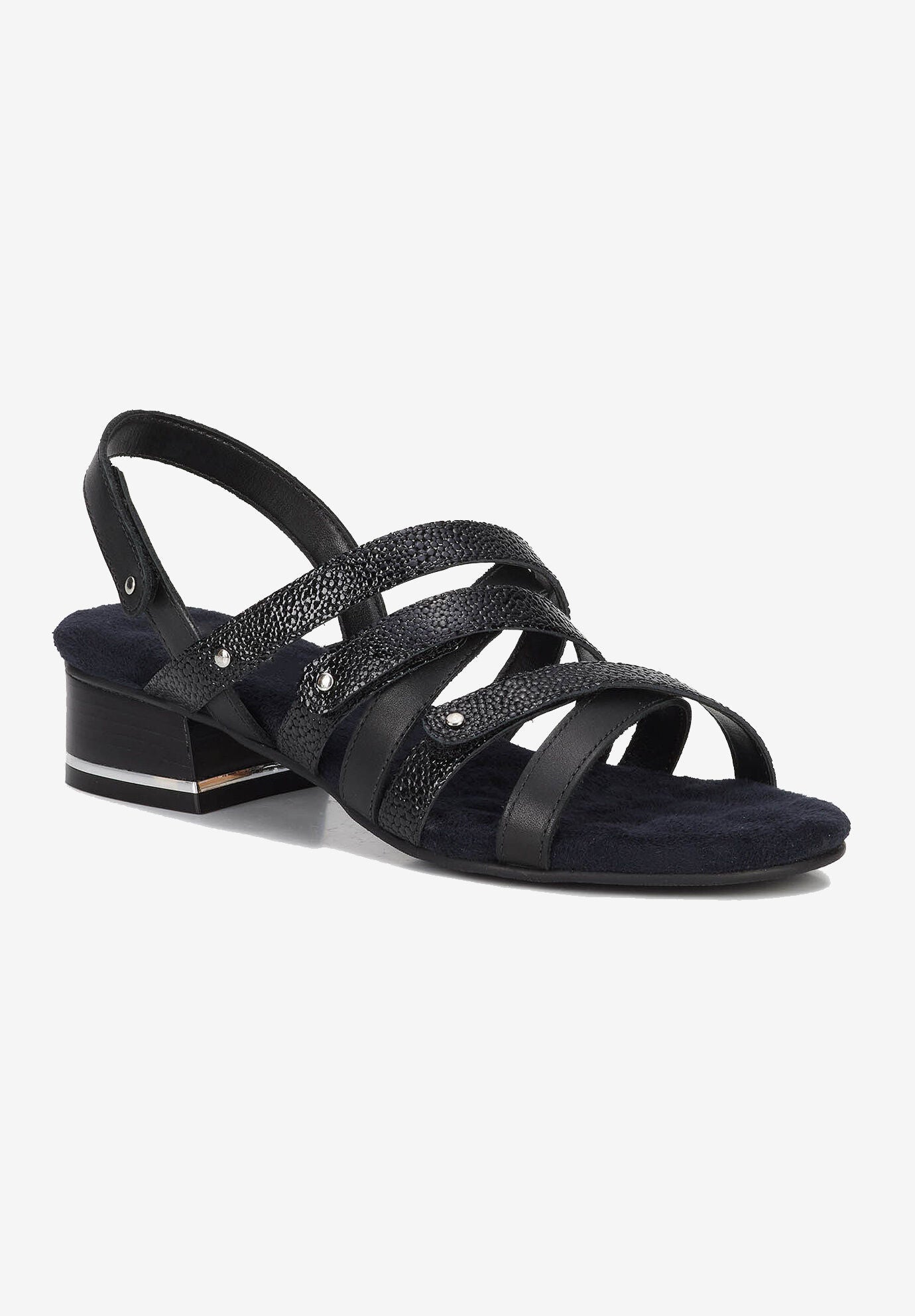 Breeze Sling Back Sandal, BLACK PEBBLE PATENT, hi-res image number 0