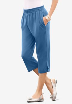Cropped Knit Pants