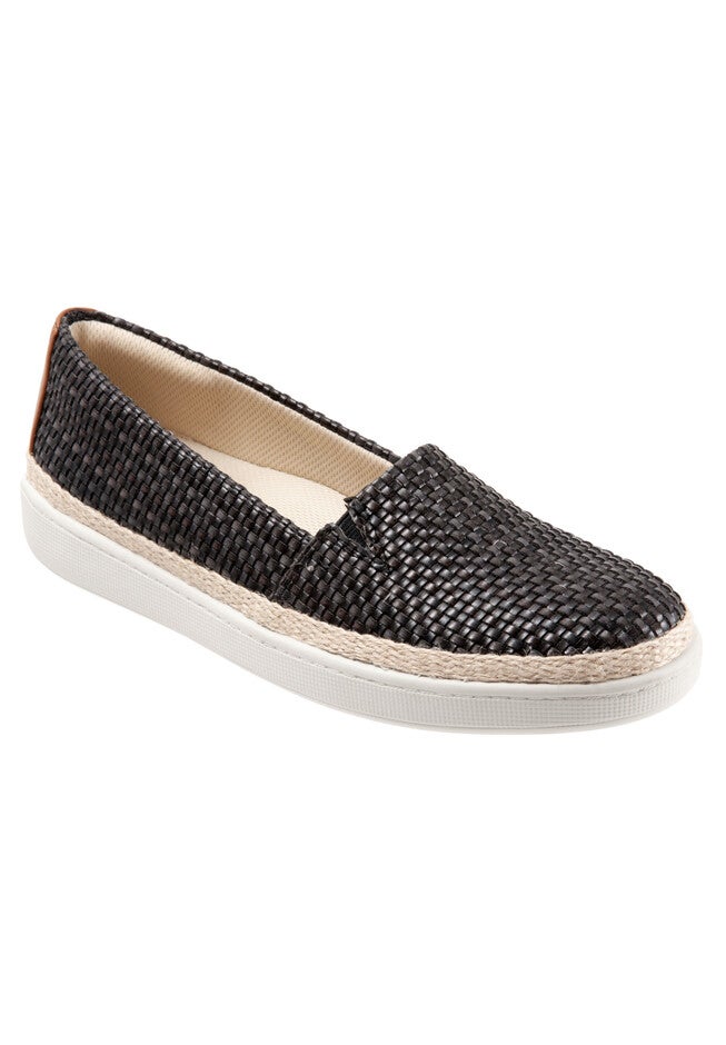 Accent Slip Ons, BLACK BRAID, hi-res image number 0