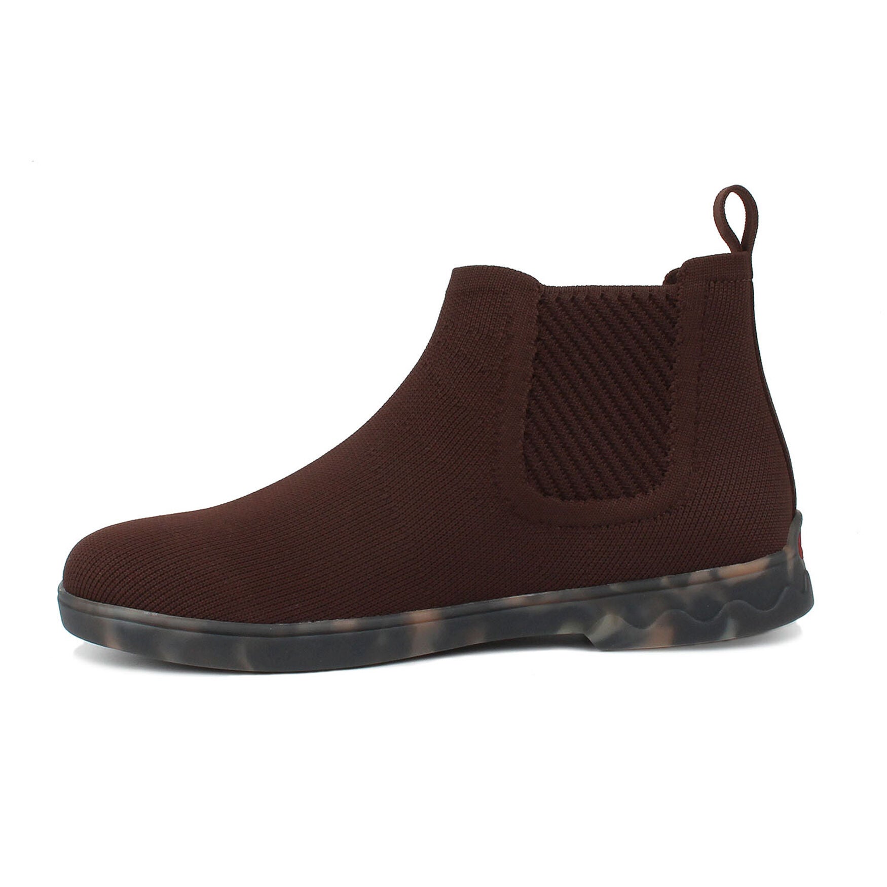 Grady Pull-On Stretch Bootie, BROWN, alternate image number 3