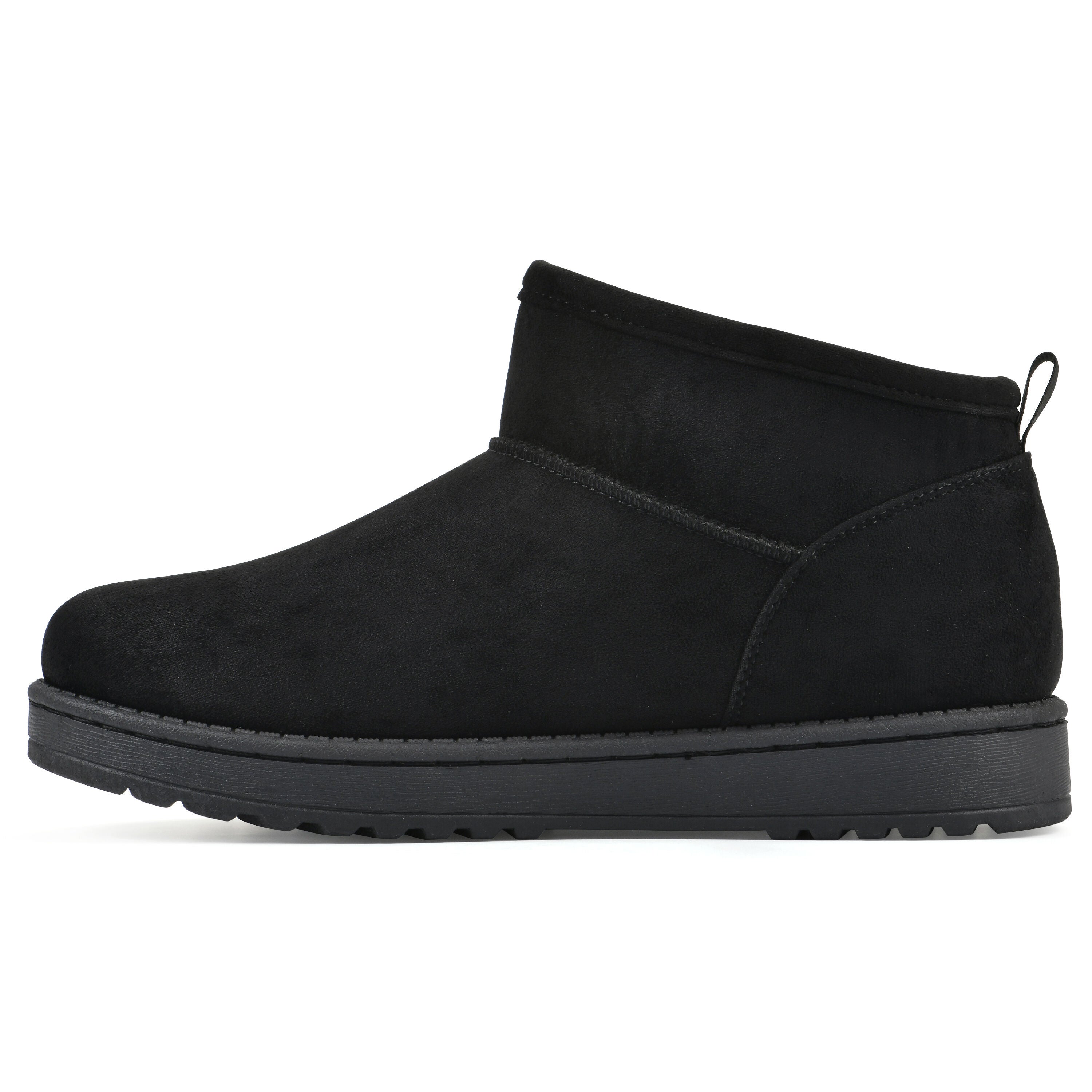Inspa Faux Fur Bootie, BLACK, alternate image number 3