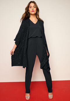 Sequin Poncho