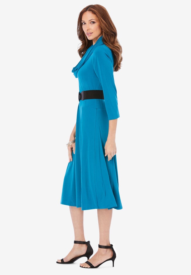Ultrasmooth® Fabric Infinity Scarf Dress, , alternate image number null