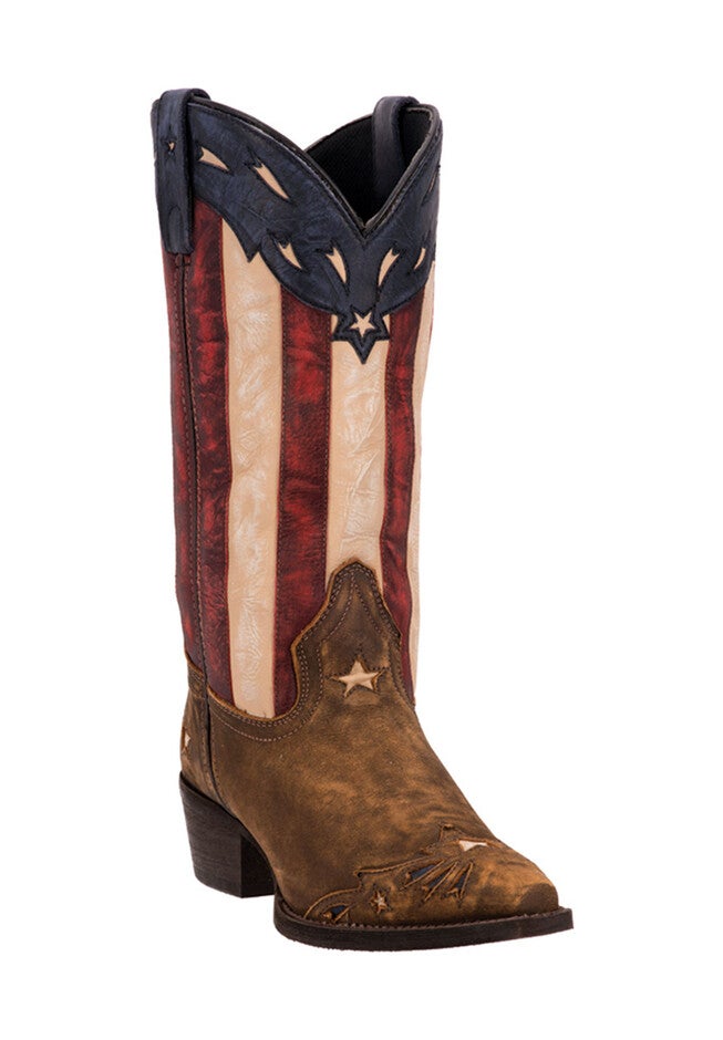 Keyes Cowboy Boots by Laredo, TAN, hi-res image number null